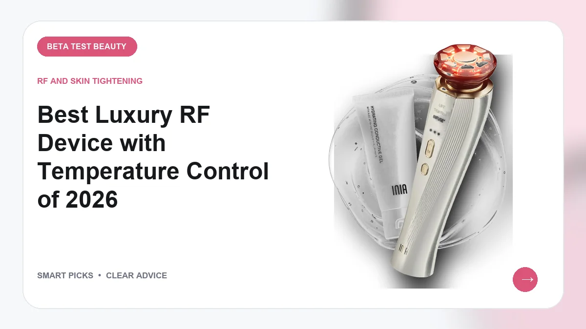 Luxury RF Devices with Temperature Control We Recommend in 2026