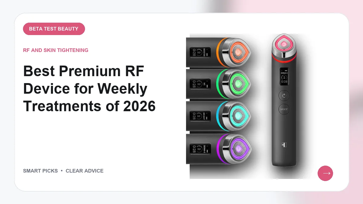 Best Premium RF Device for Weekly Treatments in 2026: Top 6 Expert Choices