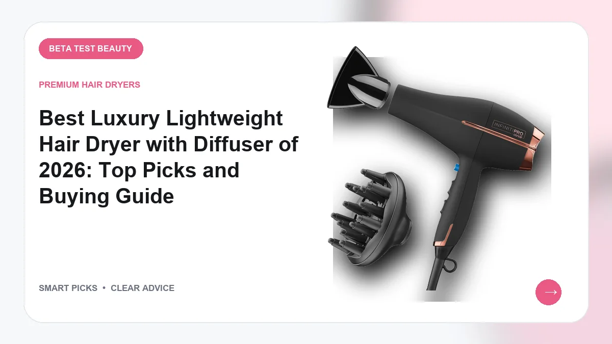 Luxury Lightweight Hair Dryers with Diffusers Worth Buying in 2026