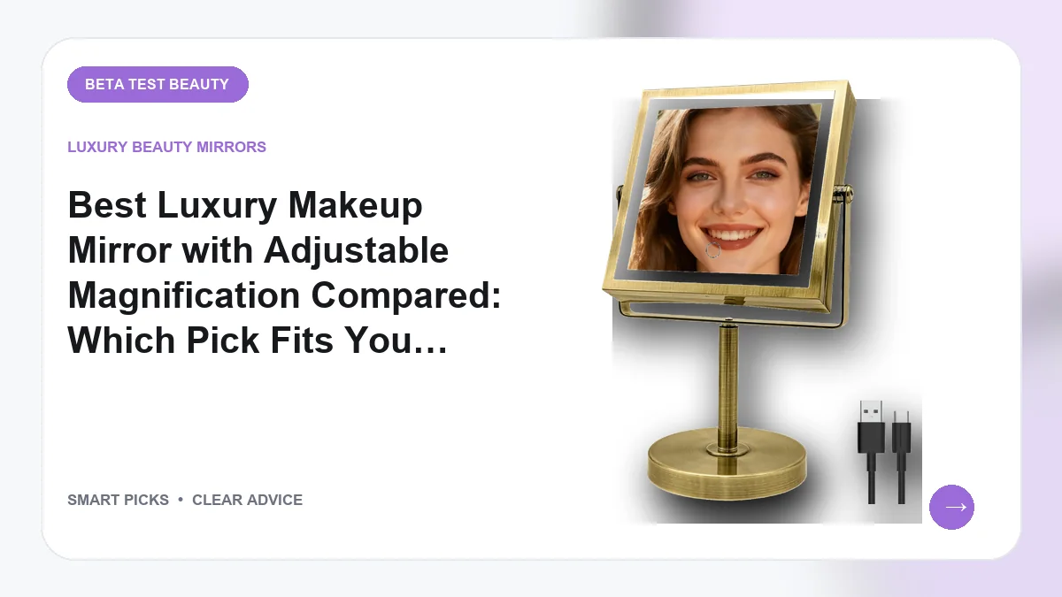 best luxury makeup mirror with adjustable magnification modern product guide