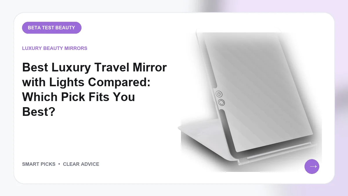 Best Luxury Travel Mirror with Lights for 2026: Top 3 Picks Evaluated
