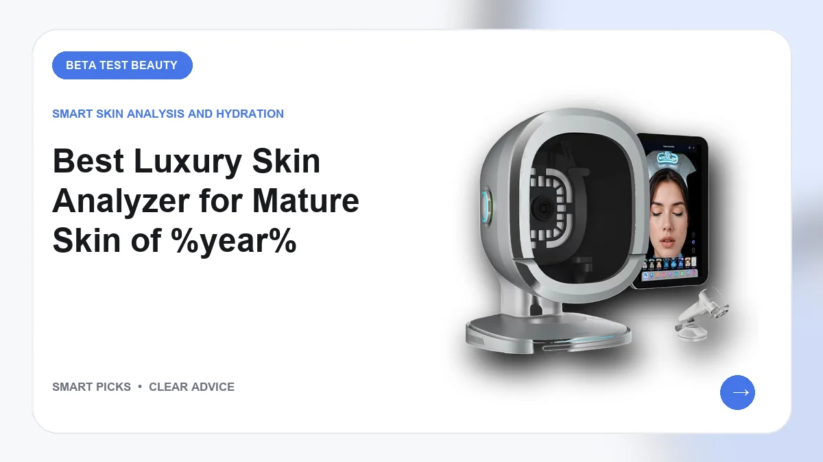 Luxury Skin Analyzers We Recommend for Mature Skin in 2026