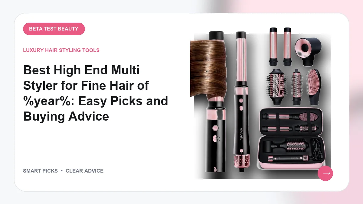 Luxury Multi-Stylers for Volume and Lift on Delicate Hair in 2026