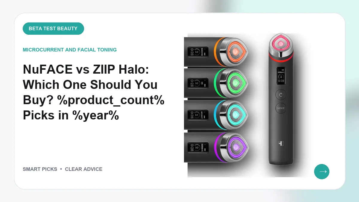 Microcurrent Toning Tools We Recommend for Defined Contours in 2026