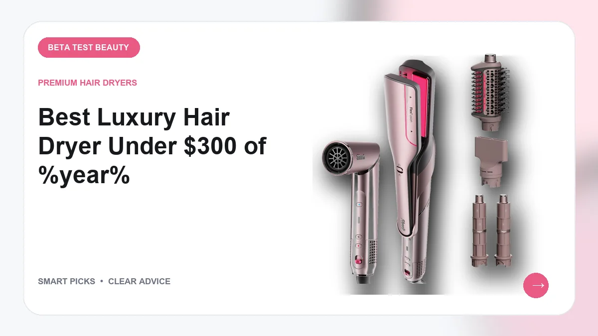 Luxury Hair Dryers Under $300 Worth Buying for Home Styling in 2026
