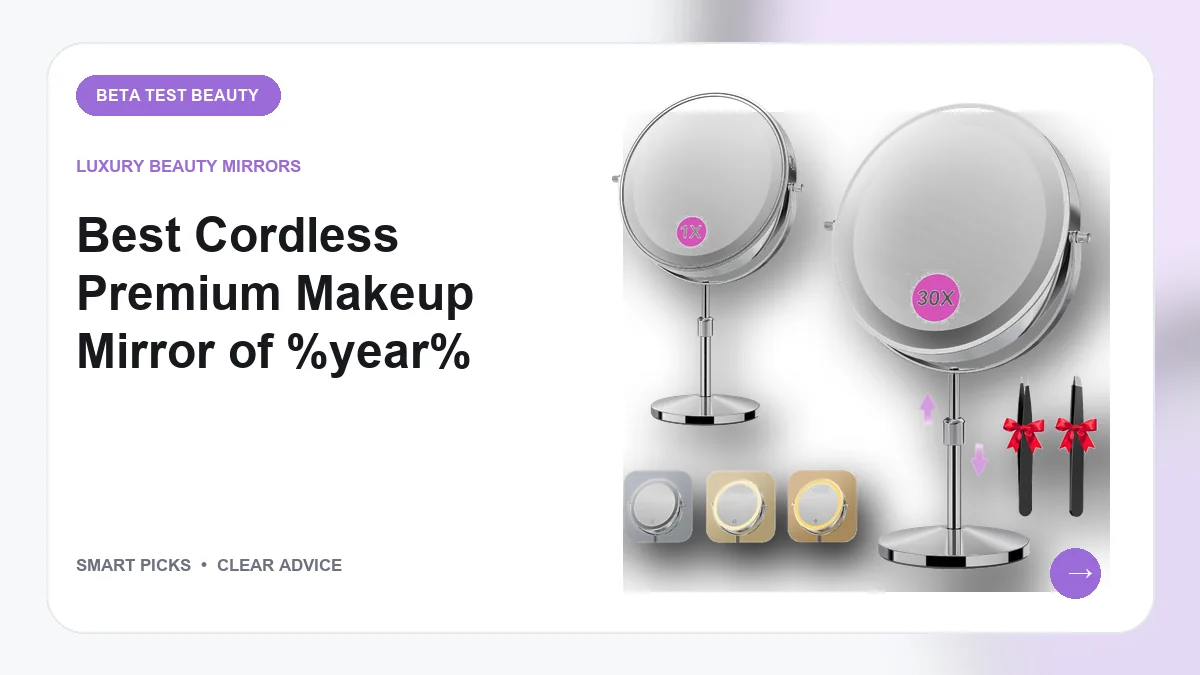 Luxury Cordless Vanity Mirrors Worth Buying in 2026