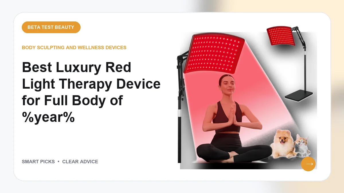 Full Body Red Light Devices We Recommend in 2026