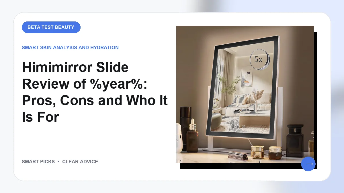 Himirror Slide Review and Smart Skin Analysis Guide for 2026
