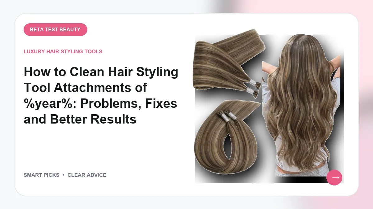 How to Clean Hair Styling Tool Attachments of 2026
