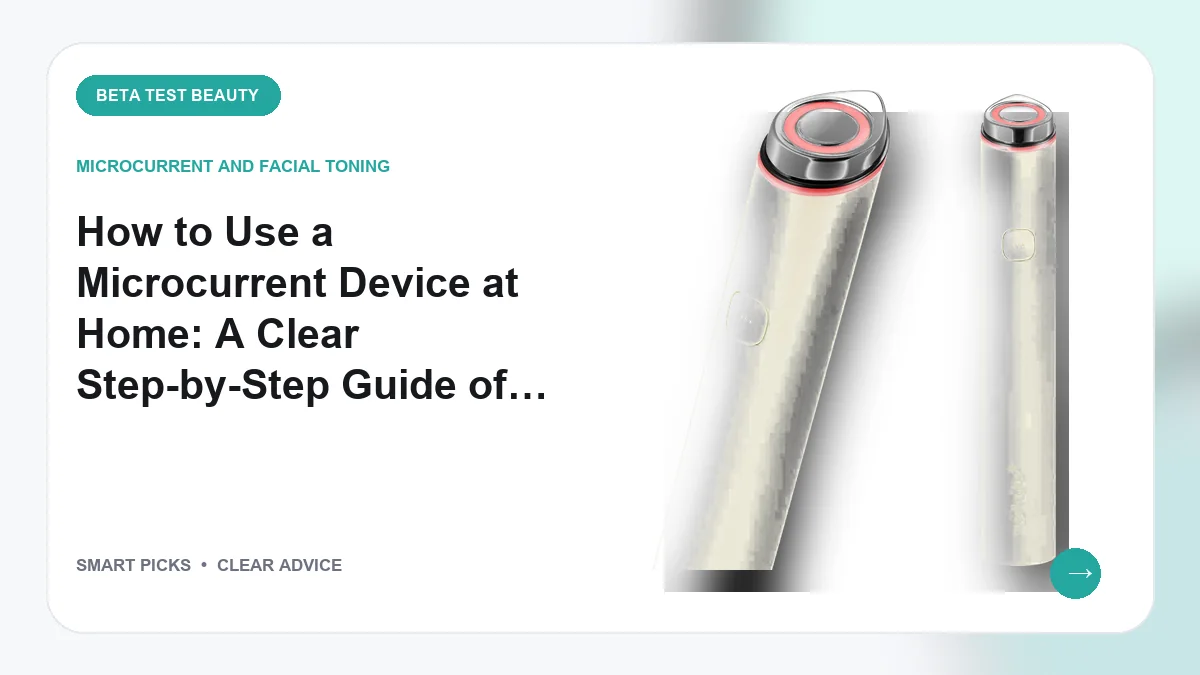 Microcurrent Device Guides We Recommend for 2026