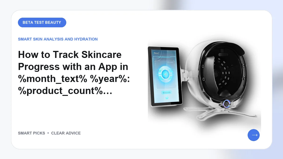 App-Connected Skin Scanners We Recommend for Progress Tracking in 2026