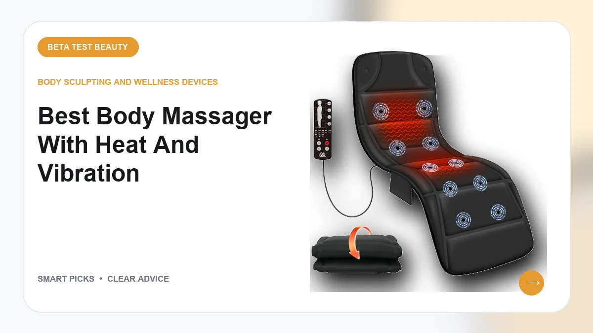 7 Options for the Best Body Massager with Heat and Vibration in 2026