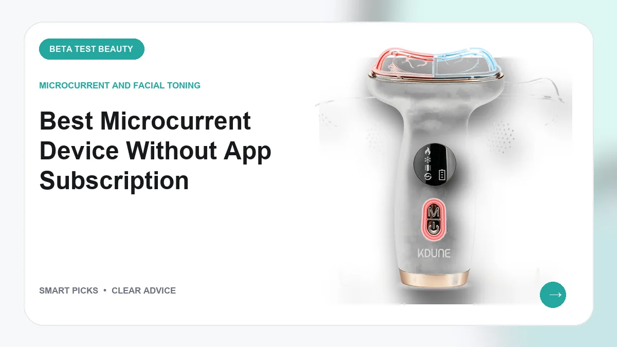 Microcurrent Devices We Recommend Without Ongoing App Fees in 2026