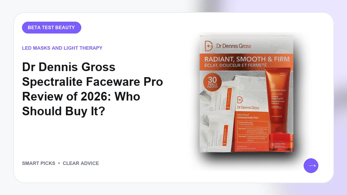 Dr Dennis Gross Spectralite Faceware Pro Review of 2026