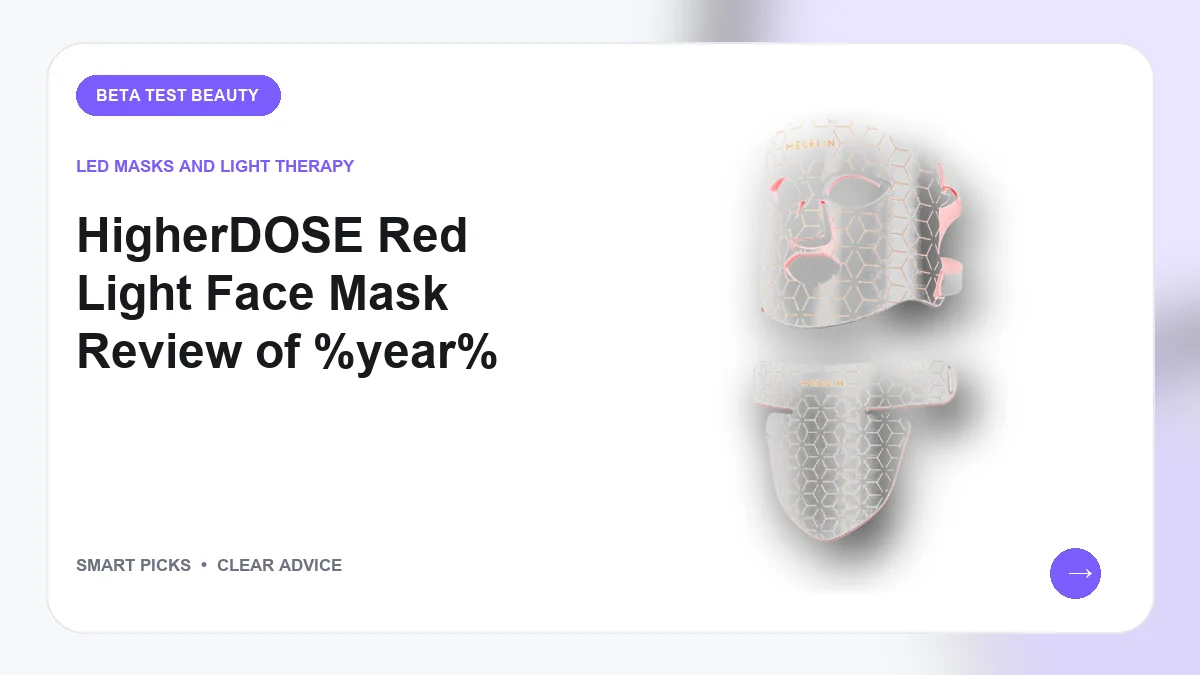Red Light Therapy Face Masks Worth Buying in 2026
