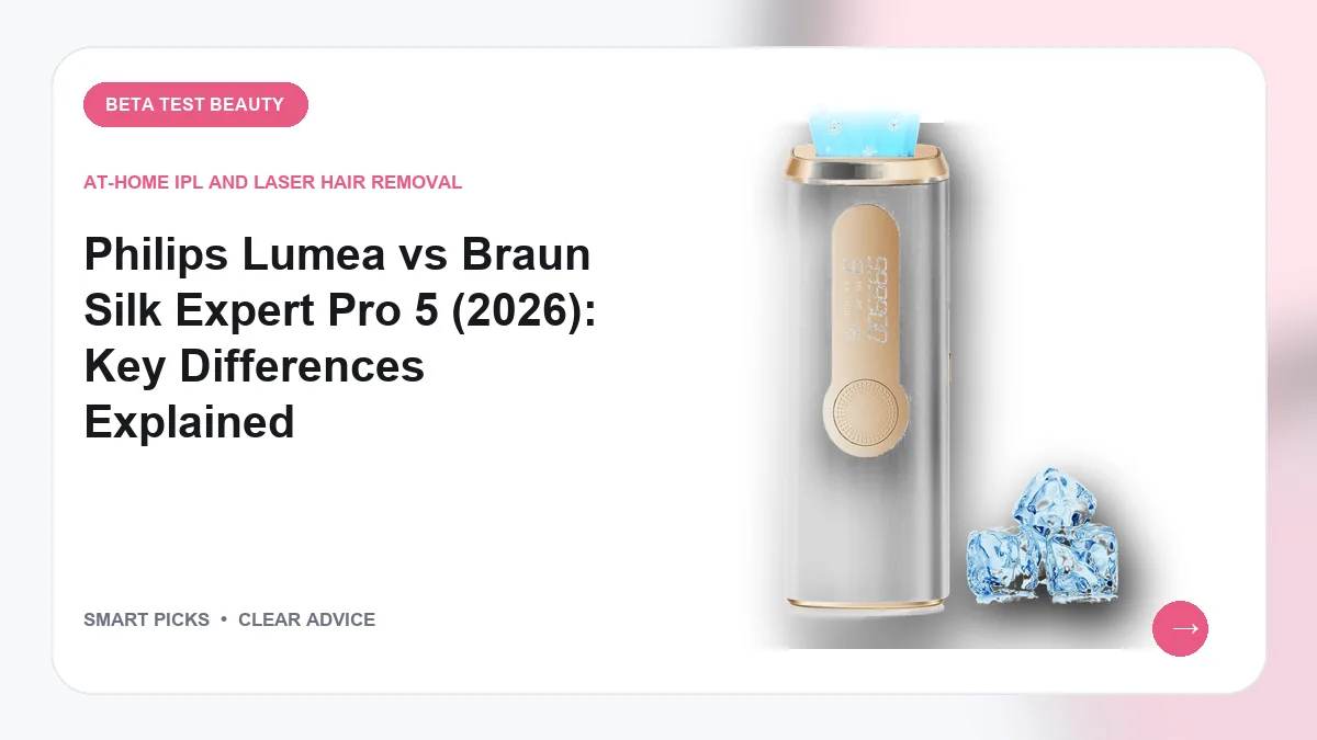 Philips Lumea vs Braun Silk Expert Pro 5 (2026): Key Differences Explained