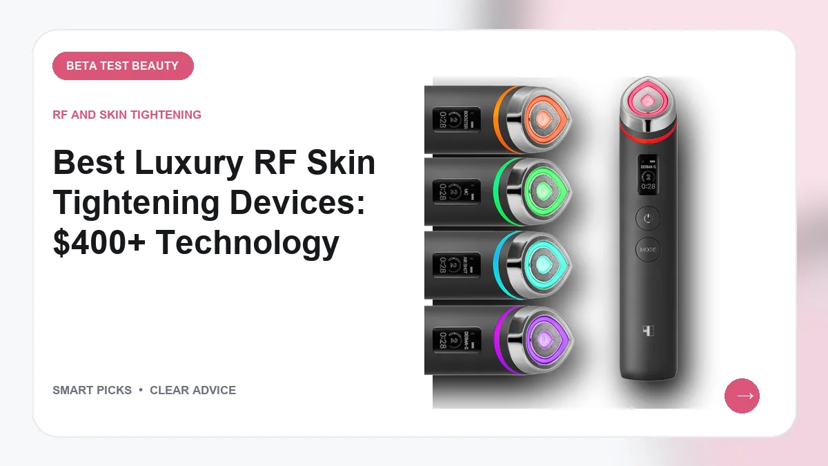 Best Luxury Radio Frequency Skin Tightening Devices (2026): What to Buy and Why