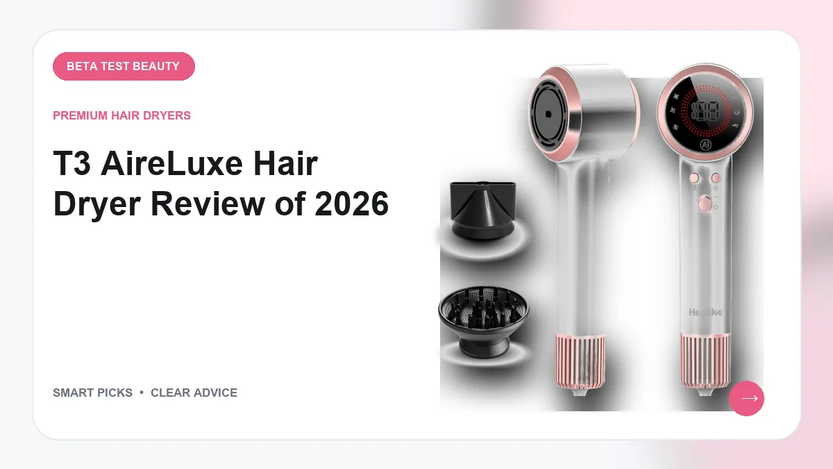 T3 AireLuxe Hair Dryer Review: 10 Top Blow Dryers Compared for 2026