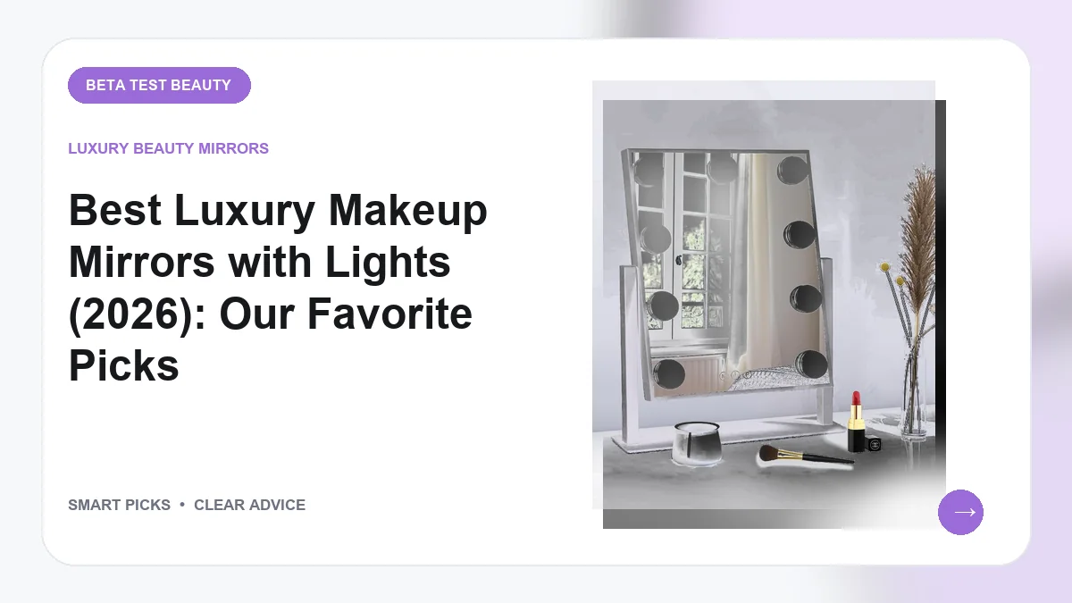Best Luxury Makeup Mirrors with Lights (2026): Our Favorite Picks