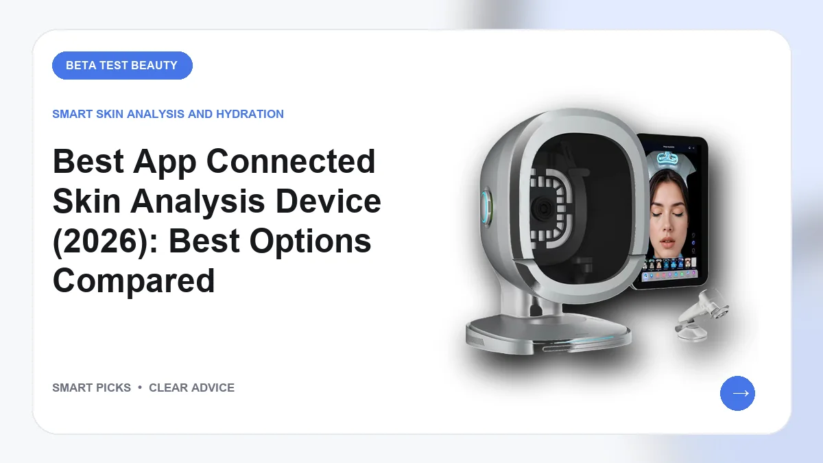 Best App Connected Skin Analysis Device (2026): Best Options Compared