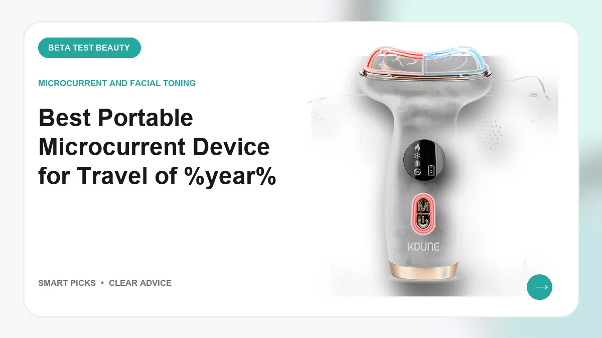 Portable Microcurrent Devices We Recommend for Travel in 2026