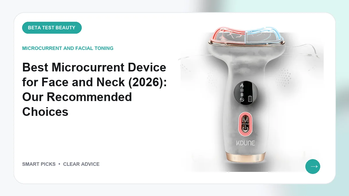 Best Microcurrent Device for Face and Neck (2026): Our Recommended Choices