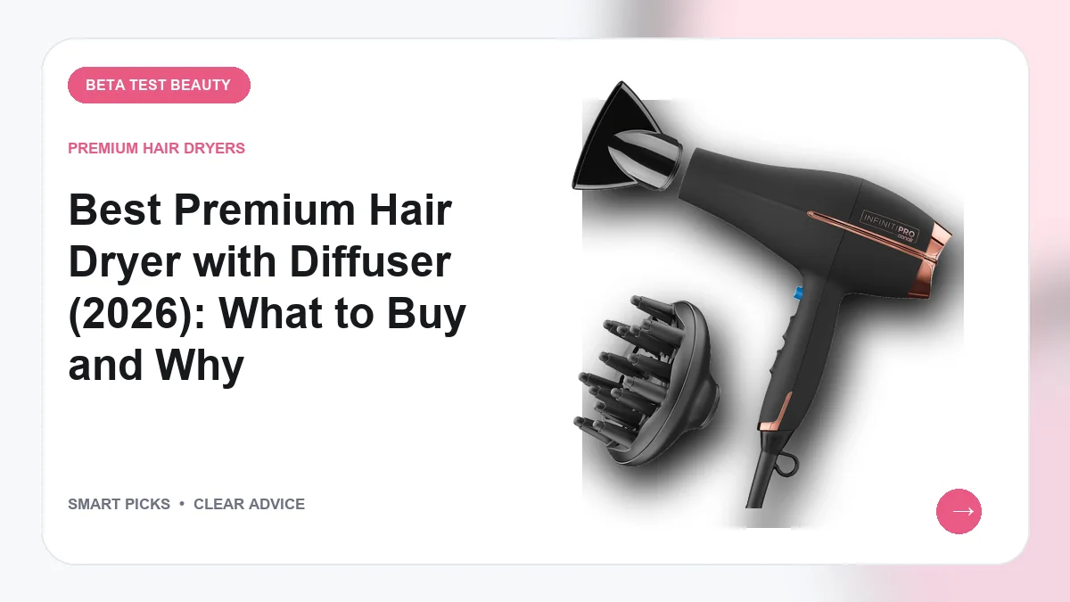 Best Premium Hair Dryer with Diffuser (2026): What to Buy and Why
