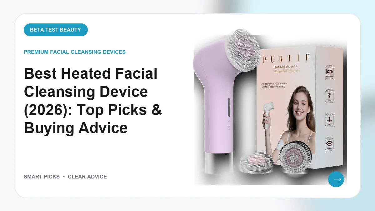 Best Heated Facial Cleansing Device (2026): Top Picks & Buying Advice