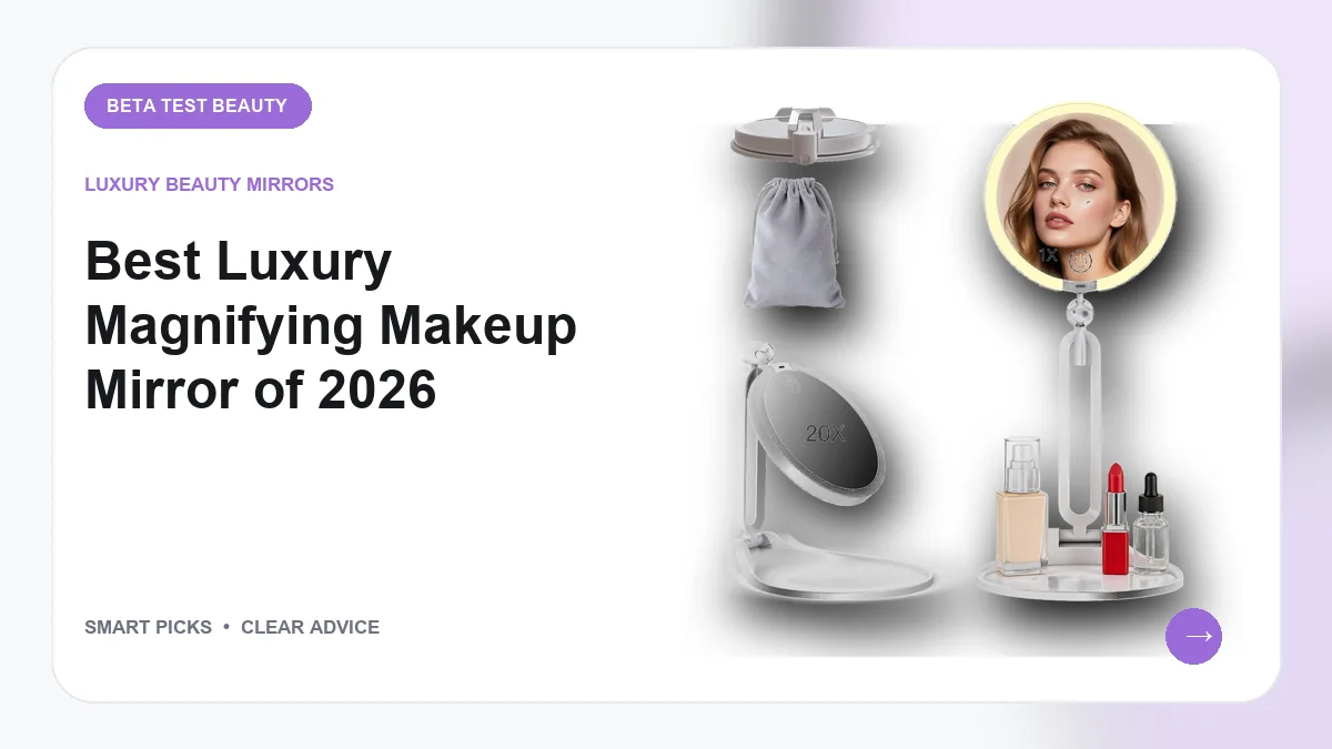 Luxury Magnifying Makeup Mirrors We Recommend in 2026