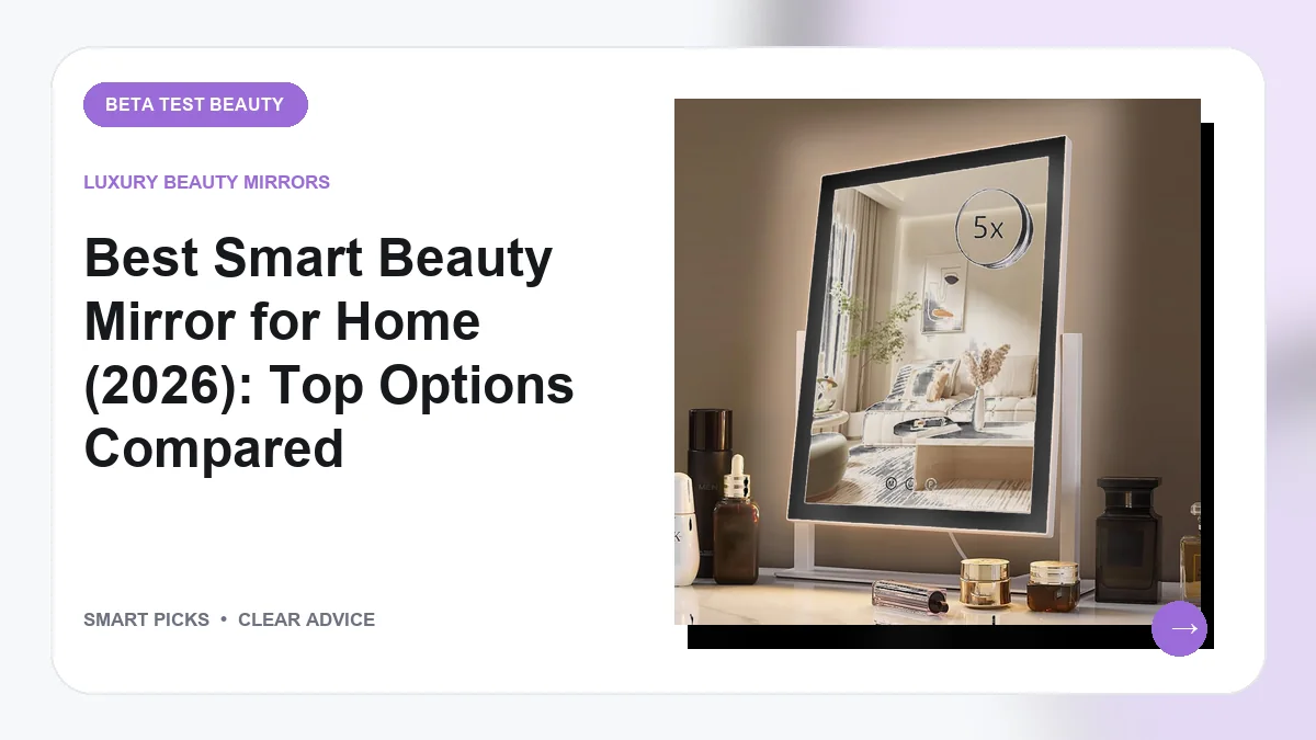 Best Smart Beauty Mirror for Home (2026): Top Options Compared
