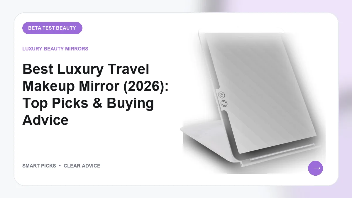 Best Luxury Travel Makeup Mirror (2026): Top Picks & Buying Advice