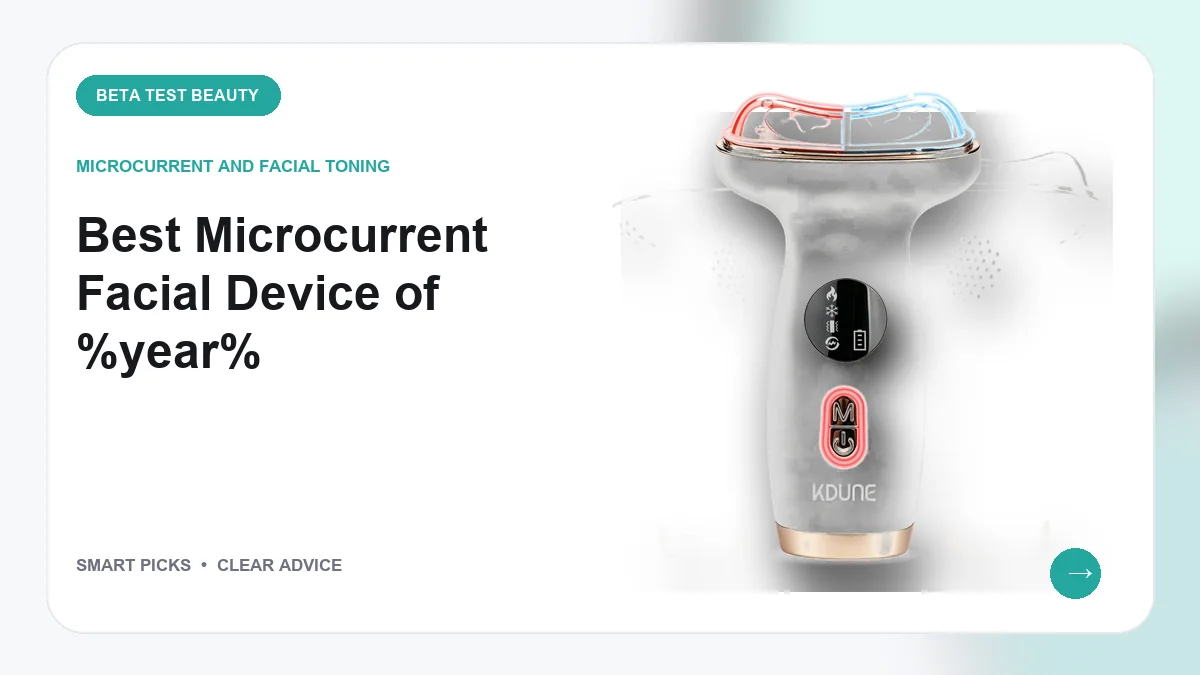 Microcurrent Facial Toning Tools Worth Buying in 2026