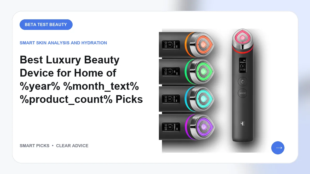 Luxury Home Beauty Devices Worth Buying in 2026 for Skin Firmness