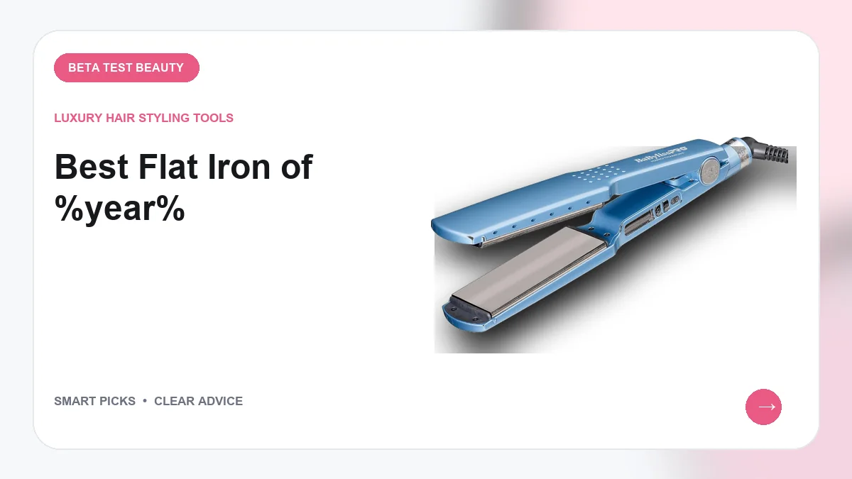 Flat Iron Picks for Smooth Styles in 2026