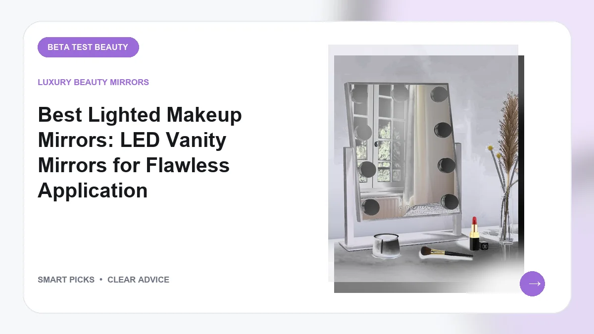 Best Makeup Mirror with Lights (2026): What to Buy and Why
