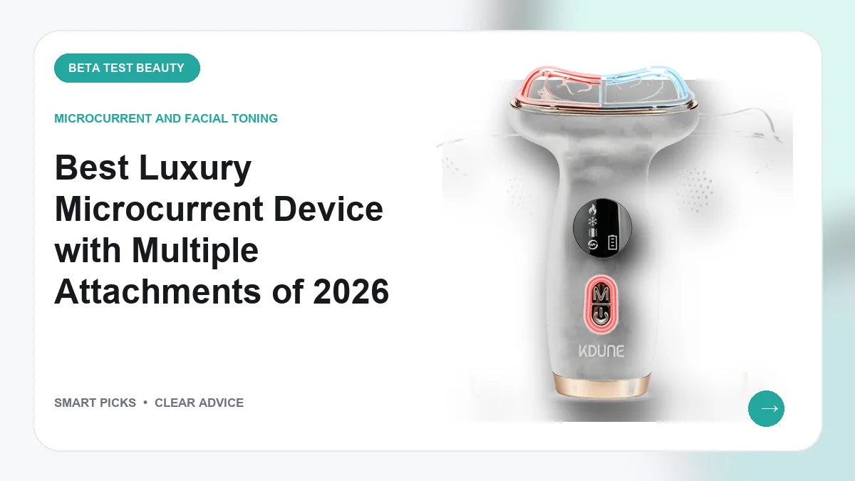 Best Luxury Microcurrent Device with Multiple Attachments in 2026: Top 10 Systems for Facial Sculpting