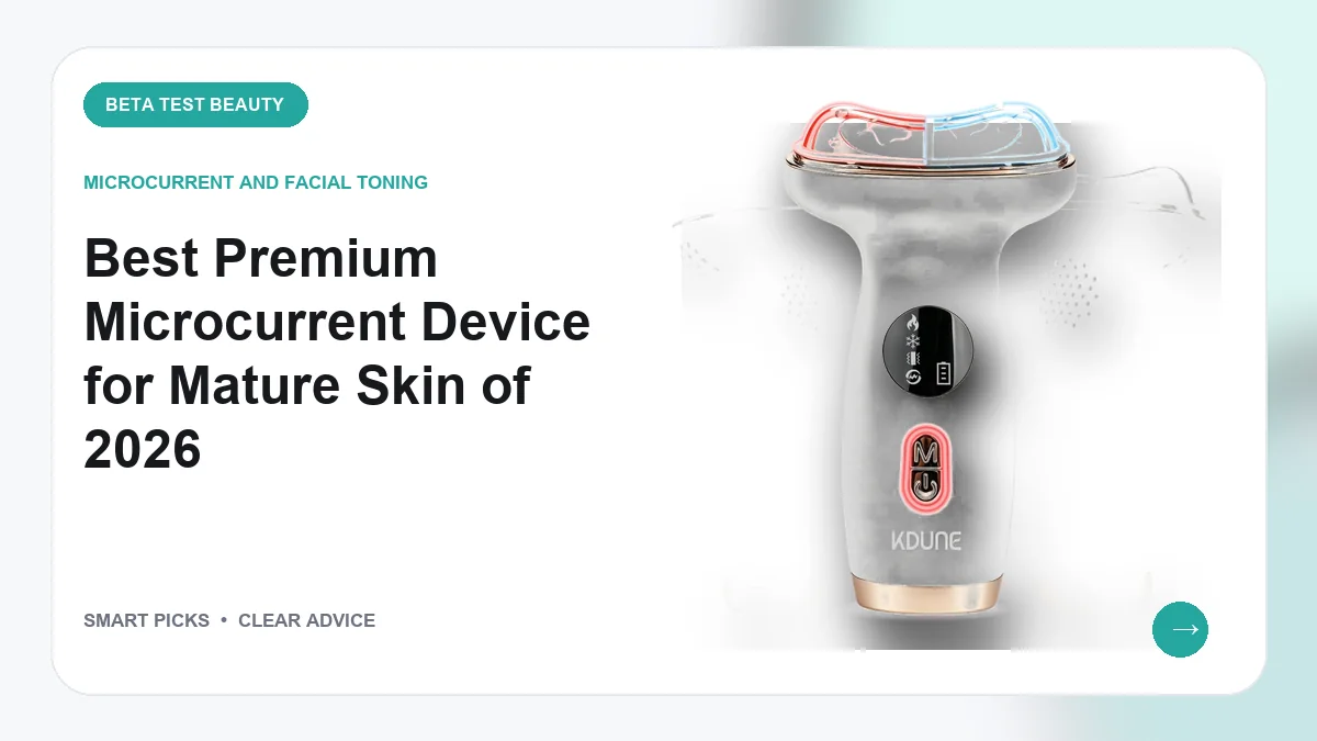 Best Premium Microcurrent Device for Mature Skin of 2026