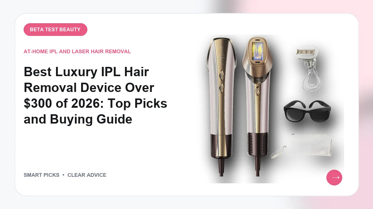 Luxury IPL Devices We Recommend in 2026
