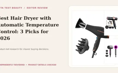 Hair Dryers with Automatic Temperature Control We Recommend in 2026