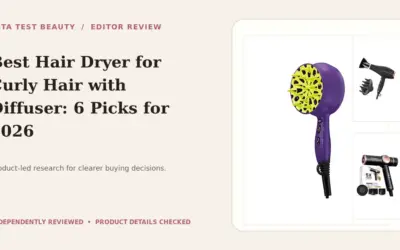 Curly Hair Dryers and Diffusers We Recommend in 2026