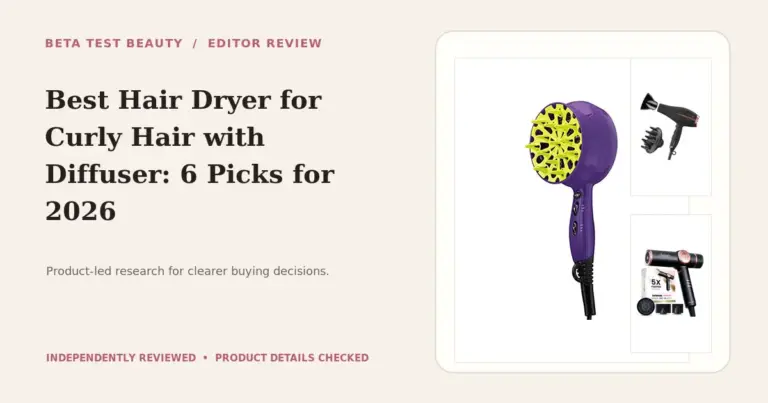 Best Hair Dryer for Curly Hair with Diffuser: 6 Picks for 2026