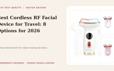 Best Cordless RF Facial Device for Travel in 2026: Top 8 Portable Picks