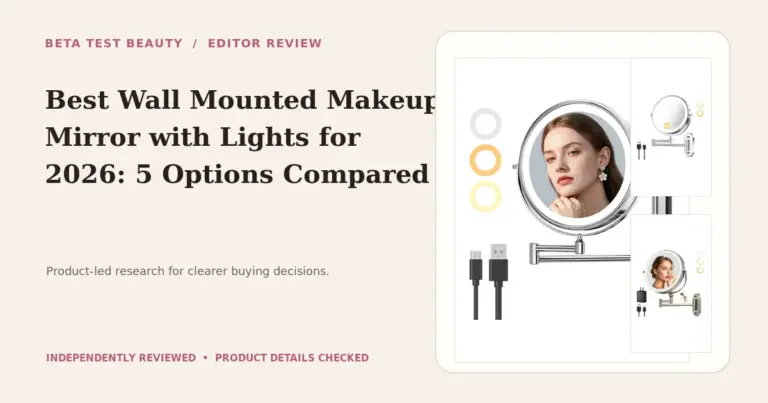 Best Wall Mounted Makeup Mirror with Lights: 5 Top Models for 2026