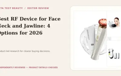 Best RF Device for Face Neck and Jawline of 2026: Top 4 Picks