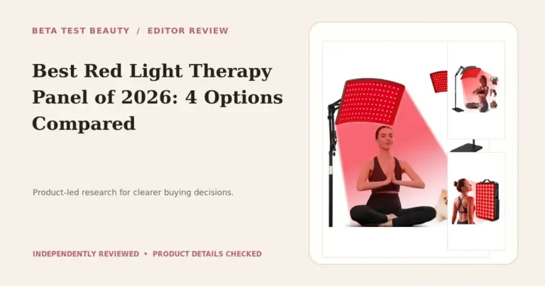 Best Red Light Therapy Panel Options of 2026: 4 Leading Units Reviewed