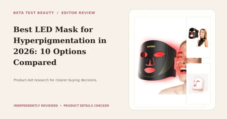 Best LED Mask for Hyperpigmentation in 2026: Top 10 Options for Tone