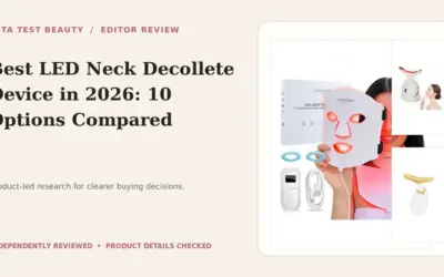 LED Neck and Décolleté Devices We Recommend in 2026