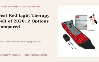 Red Light Therapy Belts We Recommend for Home Use in 2026