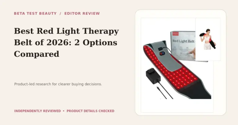 Best Red Light Therapy Belt of 2026: 2 Options Compared