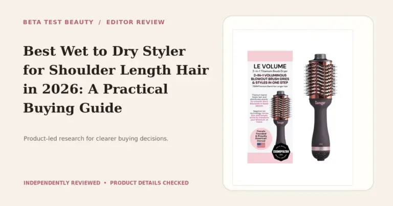 Best Wet to Dry Styler for Shoulder Length Hair in 2026: A Practical Buying Guide